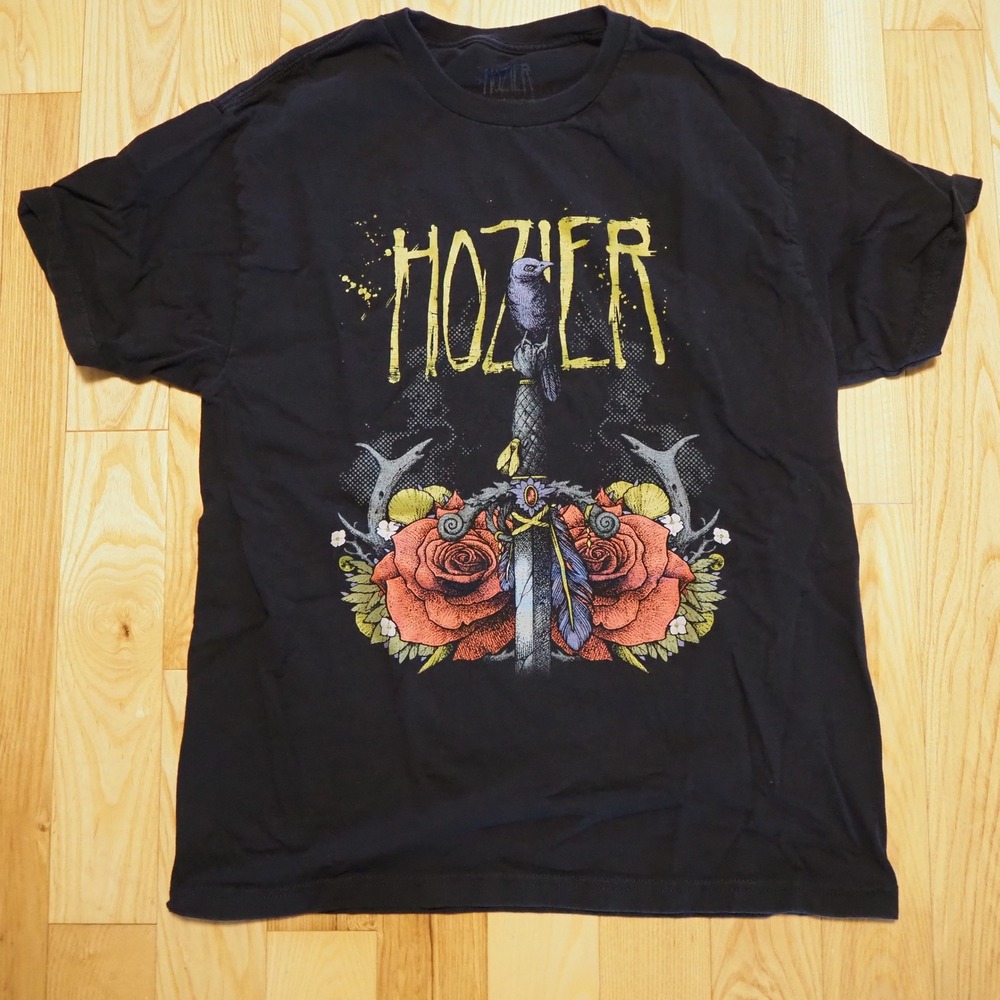 HOZIER Unreal Unearth World Tour 2025 Graphic TShirt Large Columbus Concert